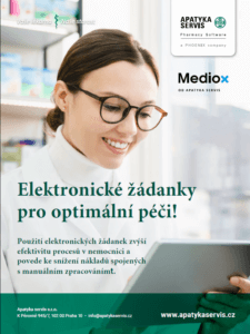 Elektronické žádanky poskytující efektivnější a přesnější řízení zásob léků a pomáhají minimalizovat rizika spojená s nedostatkem nebo nadbytkem léků.